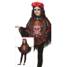 Comprar Disfraz Poncho Catrina Infantil - Disfraces Halloween Esqueletos Adultos