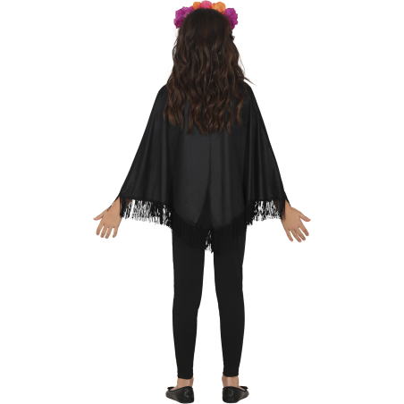 còpia de Disfraz De Poncho Catrina Mexicana
