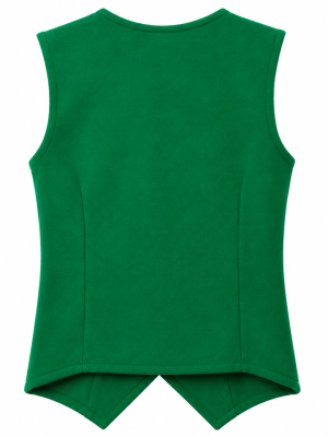 Corpiño Verde Botones Infantil - Trajes Regionales - Corpiños y Chalecos
