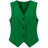 Corpiño Verde Botones Adulto - Trajes Regionales - Corpiños y Chalecos