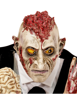 Mascara Zombie con Cerebro - Mascaras y Antifaces