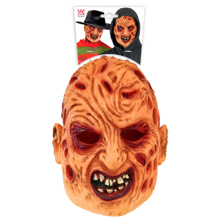 Mascara De Freddy Krueger Latex - Complementos Disfraces Halloween - Complementos de Asesino de Pesadillas