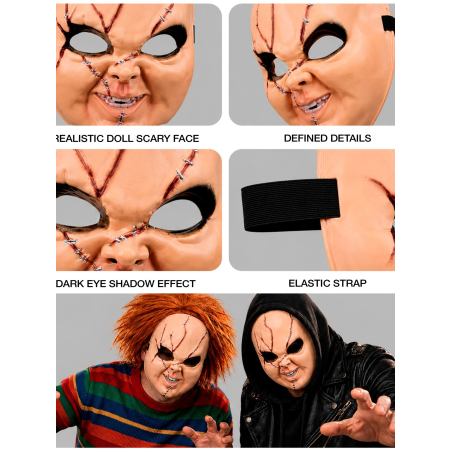 Comprar Màscara de Chucky, només per a 20.00€ – vestit de Botiga en línia