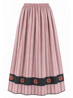 Falda Casera Granate Bies Eguzkilore Infantil