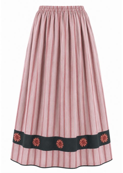 Falda Casera Granate Bies Eguzkilore Infantil