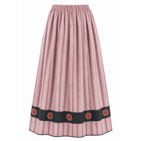 Falda Casera Granate Bies Eguzkilore Infantil