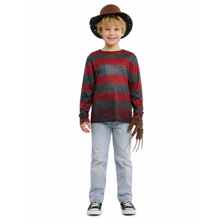 Disfraz De Freddy Infantil - Disfraces Freddy Krueger - Disfraces de Asesino Pesadillas Infantil