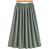 Falda Casera Rayas verde Para Mujer - Trajes Regionales vascos