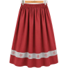 Falda Casera Granate Bies Eguzkilore Infantil