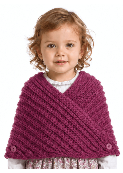 Toquilla Aldeana Bebe Berengena Boton - Trajes Regionales - Toquillas y Pañuelos regionales Bebe