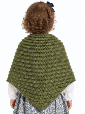 Toquilla Aldeana Bebe Verde Boton - Trajes Regionales - Toquillas y Pañuelos regionales Bebe