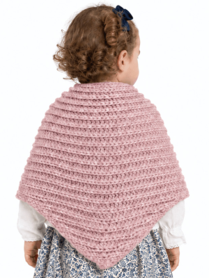 Toquilla Aldeana Bebe Rosa Salmon Boton - Trajes Regionales - Toquillas y Pañuelos regionales Bebe