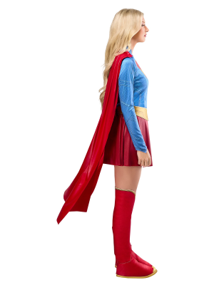 Disfraz De Supergirl Deluxe Mujer - Disfraces de Superman - Disfraces de Superman para Mujer