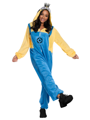 Disfraz De Minion Pijama Adulto - Disfraces de Los Minions - Disfraces de Los Mini Obreros Adultos