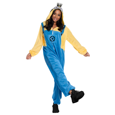 Disfraz De Minion Pijama Adulto - Disfraces de Los Minions - Disfraces de Los Mini Obreros Adultos