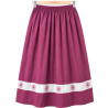 Falda Casera Granate Bies Eguzkilore Infantil