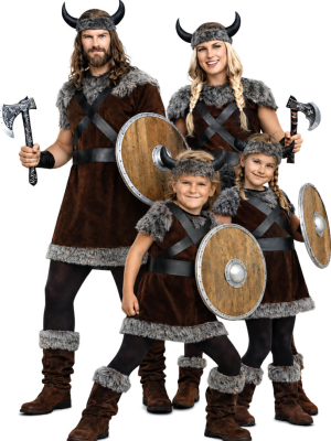 Disfraces de Vikingos Marrones en Familia o grupos