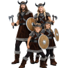 Disfraces de Vikingos Marrones en Familia o grupos