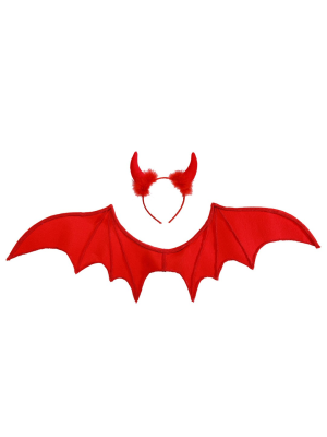 Conjunto Diablo - Complementos Halloween y Terror
