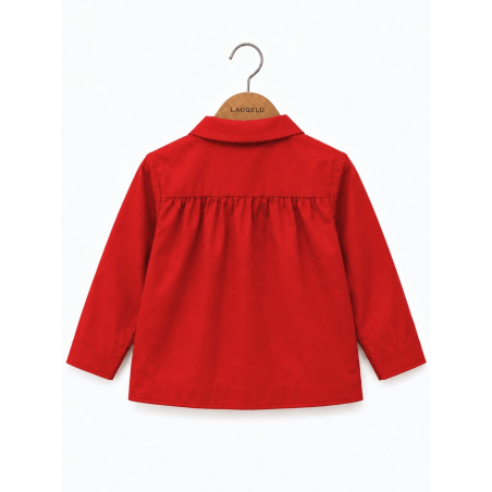 Comprar Bluson fiestas rojo niño - Blusas Vitoria Traje Vascos