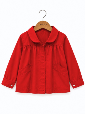 Comprar Bluson fiestas rojo niño - Blusas Vitoria Traje Vascos