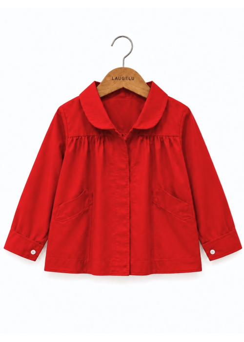 Comprar Bluson fiestas rojo niño - Blusas Vitoria Traje Vascos