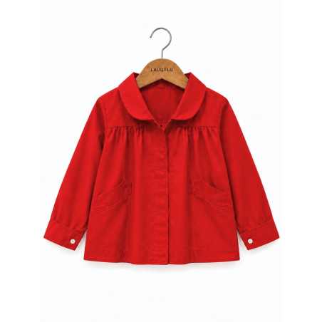 Comprar Bluson fiestas rojo niño - Blusas Vitoria Traje Vascos