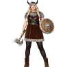 Disfraz de Vikingo Marron mujer  - Disfraces de vikingas