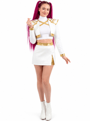 Disfraz de K-POP Rosa Golden para Mujer - Disfraces K POP - Disfraces de K-POP para Adulto