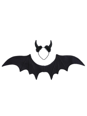 Conjunto de Murcielago - Complementos Halloween y Terror