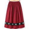 Falda Casera Granate Bies Eguzkilore Infantil