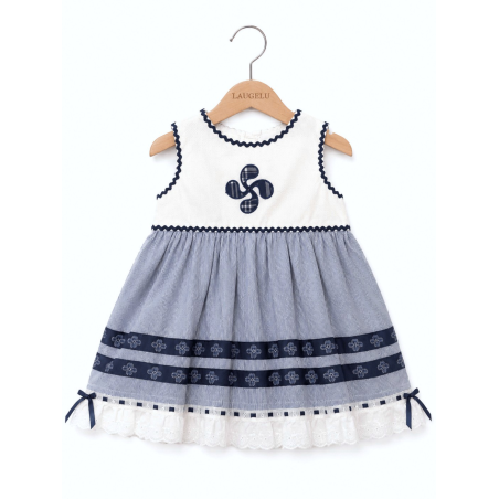 Vestit Pinstripe Piqué