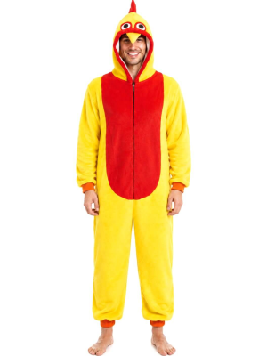 Disfraz De Gallo Amarillo Peluche Pijama - Disfraces de Animales