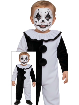 Disfraz De Payaso Terrifier Bebe - Disfraces de Halloween Terrifier - Disfraces de Payasos Siniestros para Bebes