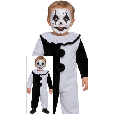 Disfraz De Payaso Terrifier Bebe - Disfraces de Halloween Terrifier - Disfraces de Payasos Siniestros para Bebes