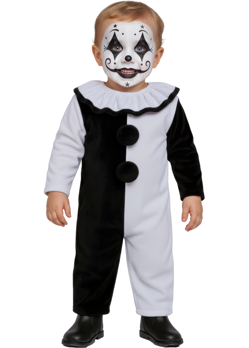 Disfraz De Payaso Terrifier Bebe - Disfraces de Halloween Terrifier - Disfraces de Payasos Siniestros para Bebes