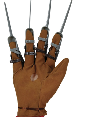 Guante Mano Con Cuchillas de Freddy Krueger - Complementos de Asesino de Pesadillas