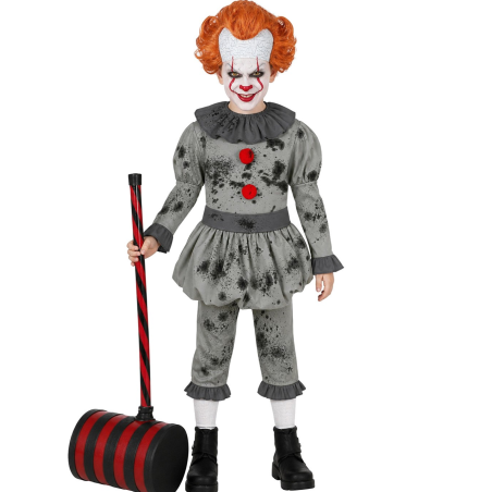 Disfraz De Payaso Asesino It Niño - Disfraces de Halloween Pennywise - Disfraces de Payaso Asesino de Cine Infantiles