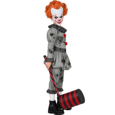 Disfraz De Payaso Asesino It Niño - Disfraces de Halloween Pennywise - Disfraces de Payaso Asesino de Cine Infantiles