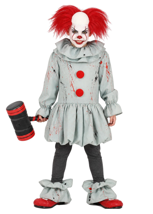 Disfraz De Payaso Asesino It Niño - Disfraces de Halloween Pennywise - Disfraces de Payaso Asesino de Cine Infantiles
