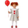 Disfraz de Payasa Asesina IT para Bebe - Disfraces de Halloween Pennywise - Disfraces de Payaso Asesino de Cine Bebe