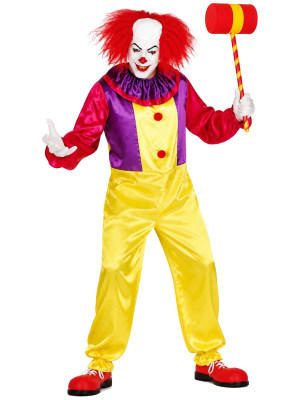 Disfraz De Payaso Asesino IT Hombre - Disfraces de Halloween Pennywise - Disfraces de Payaso Asesino de Cine Adulto