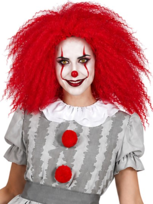 Peluca Payaso Melena Roja - Pelucas