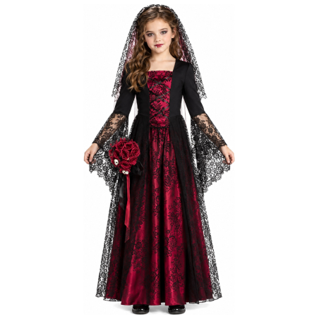 còpia de Disfraz De Vampiresa Barroca Infantil