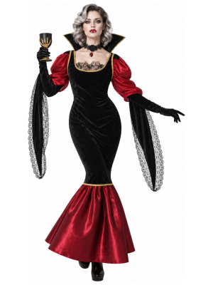 Disfraz de Vampiresa Condesa para Mujer - Disfraces Halloween Vampiros - Disfraces de Vampiresas y goticas para Mujer