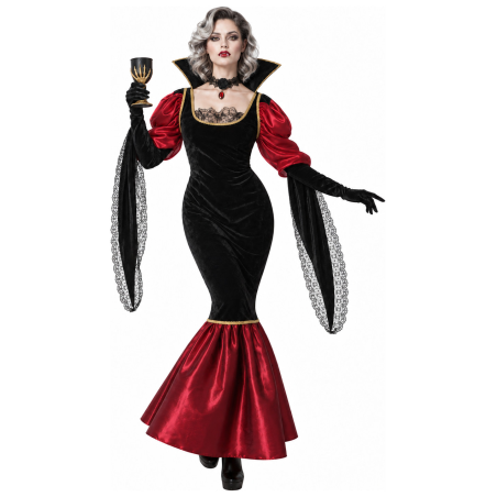 Disfraz de Vampiresa Condesa para Mujer - Disfraces Halloween Vampiros - Disfraces de Vampiresas y goticas para Mujer