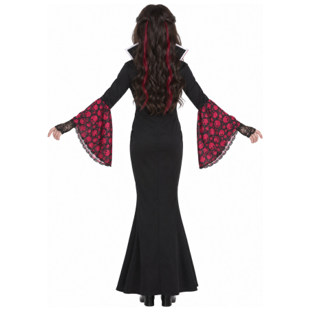 Disfraz de Vampiresa Clasica para Niña - Disfraces Halloween Vampiros - Disfraces de Vampiresas y Goticas para Niñas