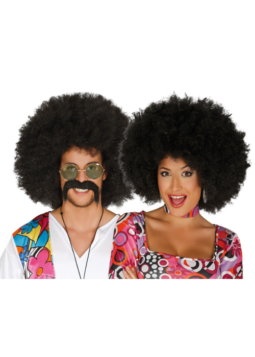 Peluca Afro Negra - Pelucas
