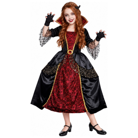 Disfraz De Vampiresa Barroca Infantil