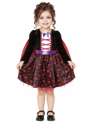 Disfraz de Vampiresa Clasica para Bebe - Disfraces Halloween Vampiros - Disfraces de Vampiros y Vampiresas para Bebes